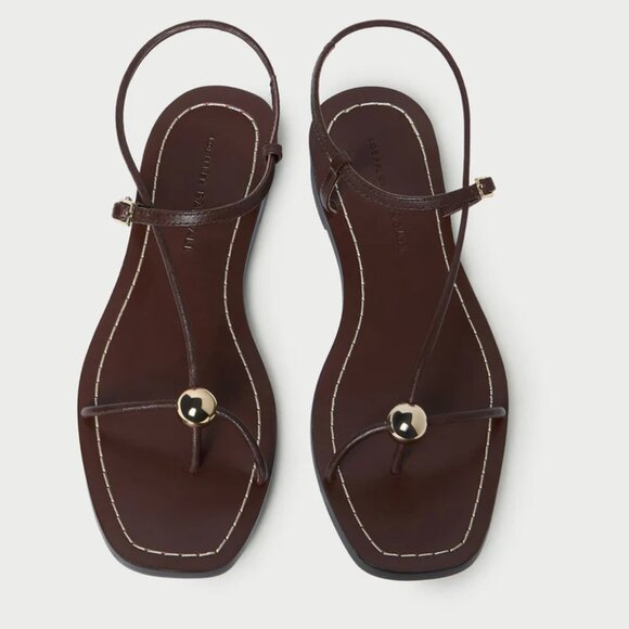Loeffler Randall Shoes - 🔥SALE🔥 NEW Loeffler Randall size 7 Lara Espresso Leather Sandal